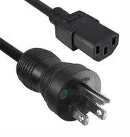 POWER CORD, NEMA 5-15P-IEC C13, 120" 233058-01