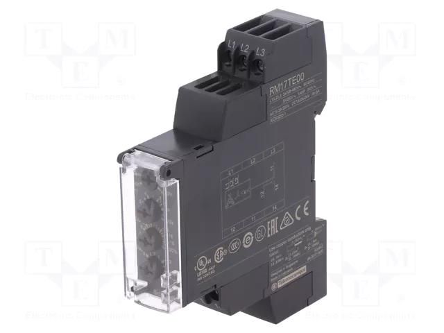 Voltage monitoring relay; for DIN rail mounting; Zelio Control SCHNEIDER ELECTRIC RM17TE00