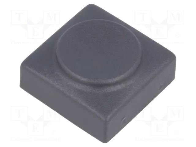 Button; rectangular; grey; polyamide; 15.5x15.5mm Marquardt 826.000.021