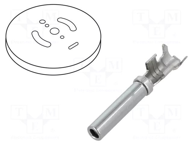 Contact; female; 16; nickel plated; 0.75÷2mm2; 18AWG÷14AWG; reel DEUTSCH 1062-16-0122