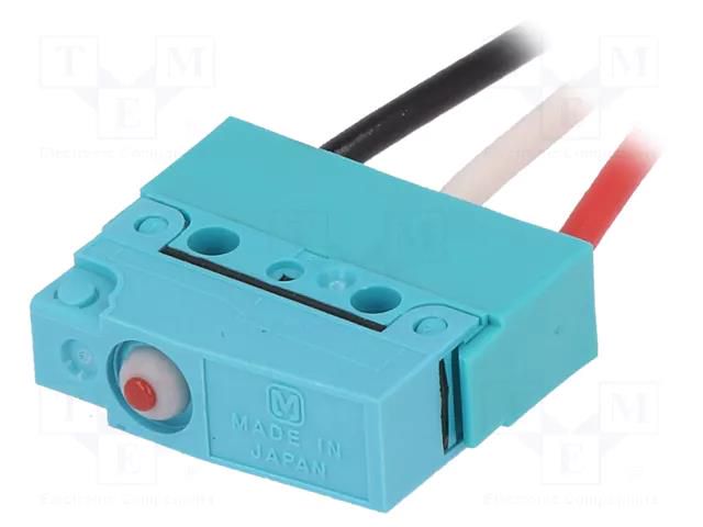 Microswitch SNAP ACTION; 0.1A/250VAC; 0.1A/30VDC; without lever PANASONIC ABS161041J