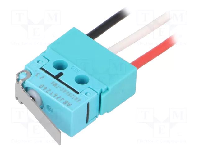 Microswitch SNAP ACTION; 2A/125VAC; 2A/30VDC; with lever; SPDT PANASONIC ABJ261260J