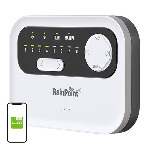 RainPoint WiFi 8-zone sprinkler controller, RainPoint HIC801W