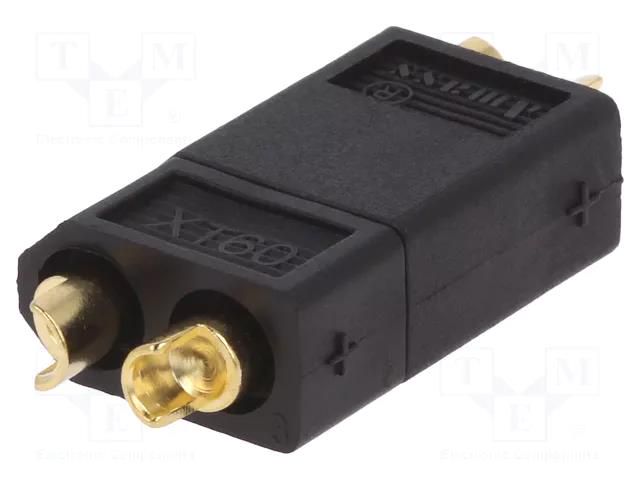 Accessories: power connector; black; PIN: 2; 65A POLOLU POLOLU-2158