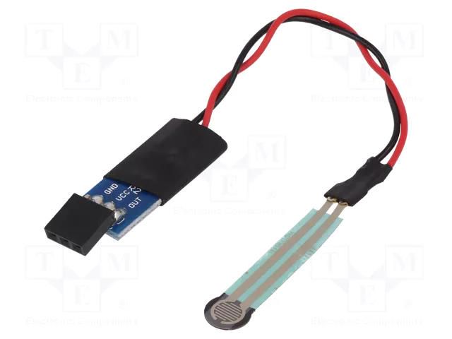 Sensor: pressure; 5VDC; socket,pin header; I/O: 3; 7.6mm; Arduino ROBOFUN RBFN-SEN-FOR-12
