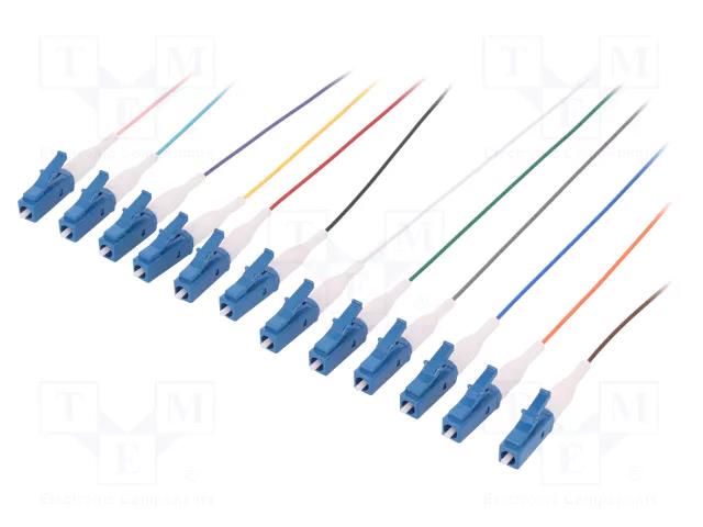 Optic fiber pigtail; OS2; LC/UPC; 2m; Optical fiber: 9/125um; LSZH LOGILINK FL0LC02