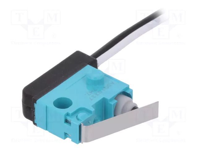 Microswitch SNAP ACTION; 0.1A/30VDC; with lever; SPST-NO; Pos: 2 PANASONIC ASQ10337