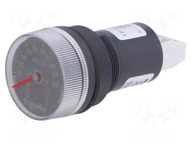 Timer; 22mm; Harmony XB5; -20÷60°C; IP65; 100÷240VAC; 100÷240VDC SCHNEIDER ELECTRIC XB5DTGM5