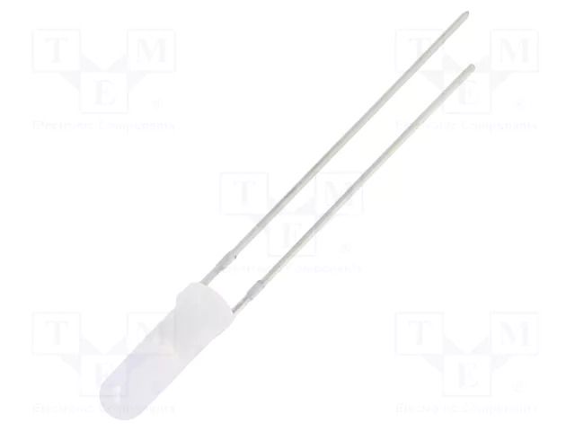 LED; green; 3mm; 500÷750mcd; 150°; Front: convex; 2.7÷3.4VDC OPTOSUPPLY OSG5DA6CF2A