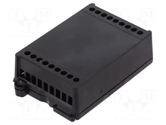 Enclosure: junction box; X: 44.5mm; Y: 87mm; Z: 25mm; black ITALTRONIC IT-12.0100006