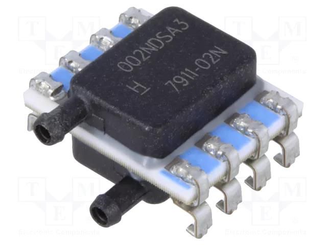 Sensor: pressure; -5÷5mbar; differential; OUT: SPI; SMT; -40÷85°C HONEYWELL SSCMRRN002NDSA3