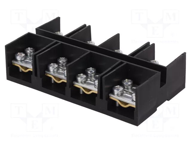 Connector: terminal block; 125A; screw terminal; black; 35mm2 PAWBOL PE.4008