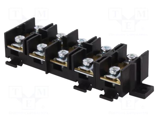 Connector: terminal block; 76A; screw terminal; black; 16mm2 PAWBOL PE.4007A