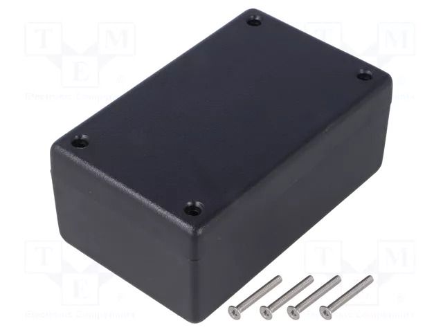 Enclosure: multipurpose; X: 66mm; Y: 105mm; Z: 45mm; 1594; ABS; black HAMMOND HM-1594CWBK