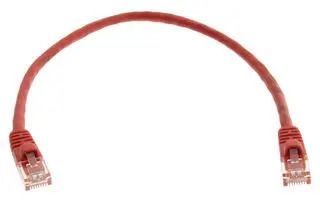 CABLE, RJ45 PLUG, CAT5E, 1FT, RED 73-7794-1