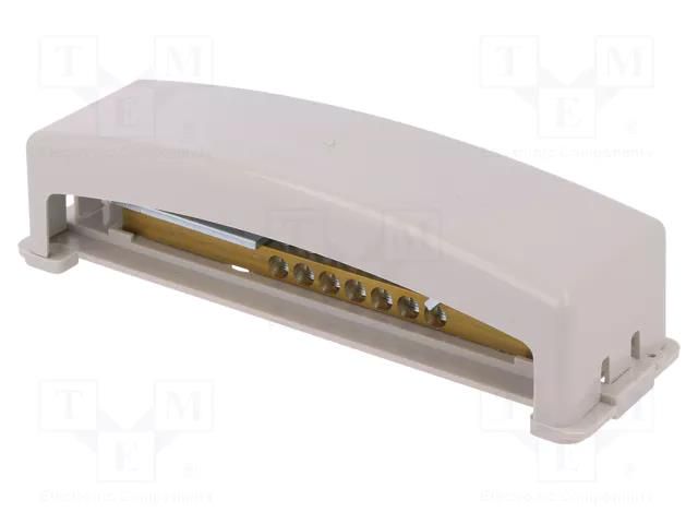 Connector: terminal block; screw terminal; grey; ABS; 16÷50mm2 PAWBOL PE.4104