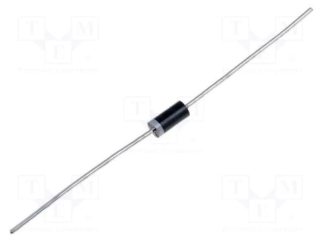 Diode: rectifying; THT; 200V; 1A; Ammo Pack; Ifsm: 30A; R1 DC COMPONENTS 1A3-DC