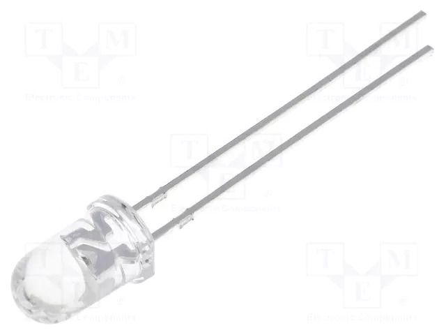 LED; gold; 5mm; 14400÷18000mcd; 15°; Front: convex; 1.8÷2.6VDC OPTOSUPPLY OSY6PA5111A