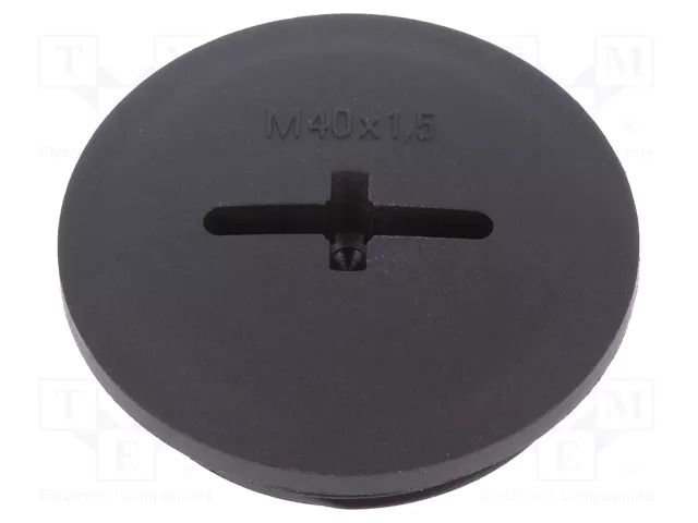 Stopper; M40; 1.5; IP68; polyamide; black; SKINDICHT®; with seal LAPP BLK-GL-M40+O-R9005