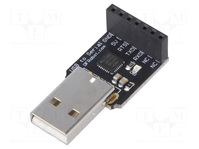 Module: converter; USB-TTL; CP210; USB; 5VDC; Interface: USB DFROBOT DF-TEL0010