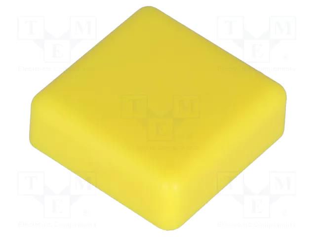 Button; square; yellow; 12x12mm NINIGI TACT-2BSYL