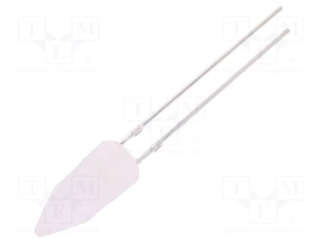 LED; white warm; 5mm; candle light effect; 330÷500mcd; 180°; 20mA OPTOSUPPLY OSM2DK58K2B