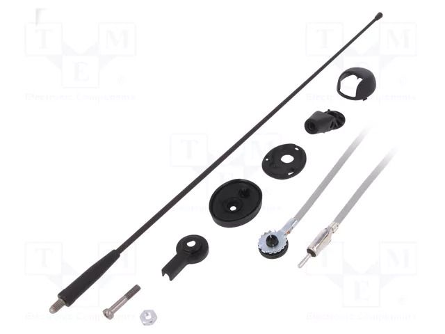 Antenna; car top,automotive; 400mm; AM,FM; universal; 2.45m MTA 7657008