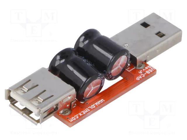 Adapter; USB A x2; 5V; 2A OLIMEX USB-CAP