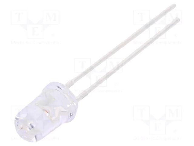 LED; yellow; 5mm; 4750÷6000mcd; 30°; Front: convex; 1.7÷2.5VDC FORYARD FYL-5014NUYC1H-TL