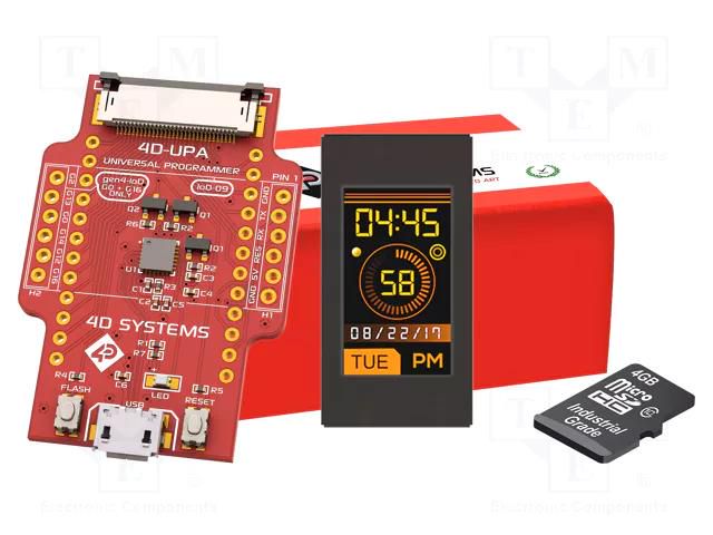 Dev.kit: with display; 4D-UPA,IOD-09TH,USD-4GB-I; LCD TFT; IoD 4D Systems SK-IOD-09TH