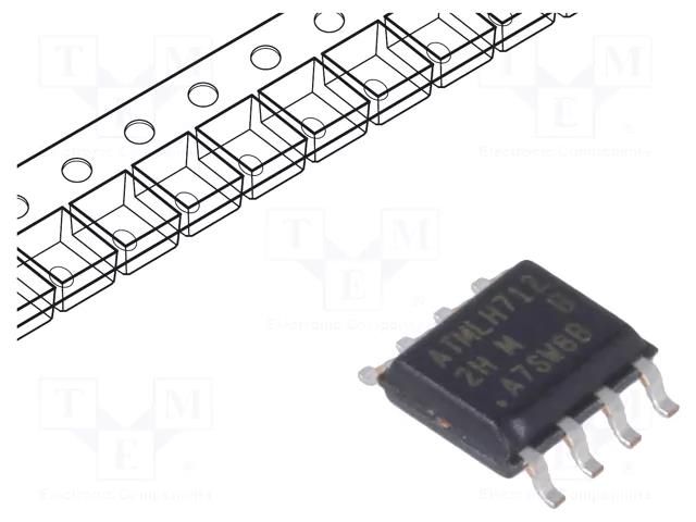 IC: EEPROM memory; 2MbEEPROM; I2C; 256kx8bit; 1.7÷5.5V; 1MHz; SO8 MICROCHIP TECHNOLOGY AT24CM02-SSHM-B