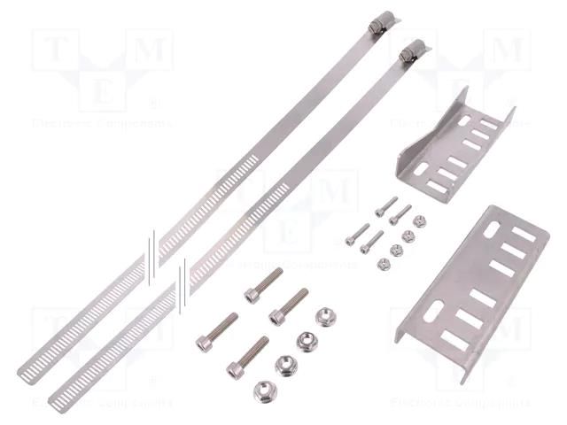 Pole mounting kit; for enclosures; HAMMOND HAMMOND HM-PMB6687KIT2