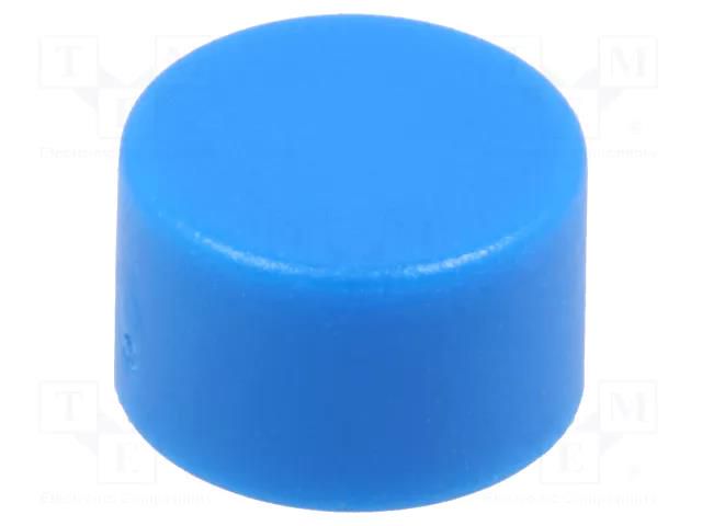 Button; 10.75mm; round; blue SCHURTER 0862.8104