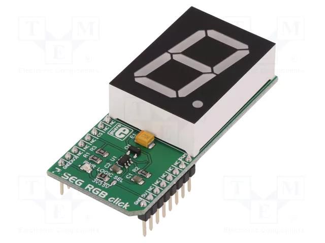 Click board; prototype board; Comp: RGBDigit; LCD; display MIKROE MIKROE-2734