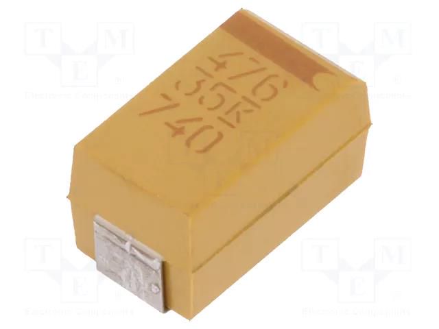 Capacitor: tantalum; low ESR; 47uF; 35VDC; SMD; X; 2917; ±10%; T495 KEMET T495X476K035ATE200