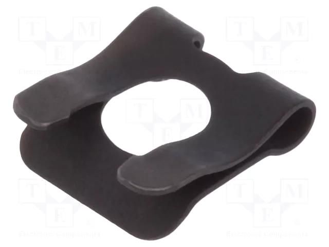 Circlip for shafts; spring steel; BN 13193; 4mm BOSSARD B4/BN13193