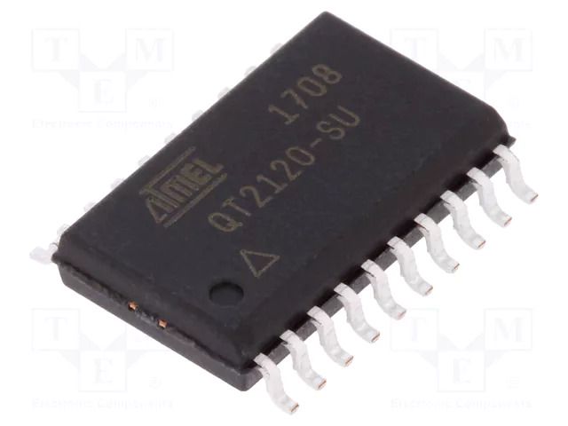 IC: driver; touch sensor; I2C; SO20-W; Ch: 12; 1.8÷5.5VDC MICROCHIP TECHNOLOGY AT42QT2120-SU