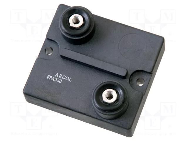 Resistor: thick film; screw; 100kΩ; 250W; ±5%; 67x60x21.5mm ARCOL FPA250-100KJ