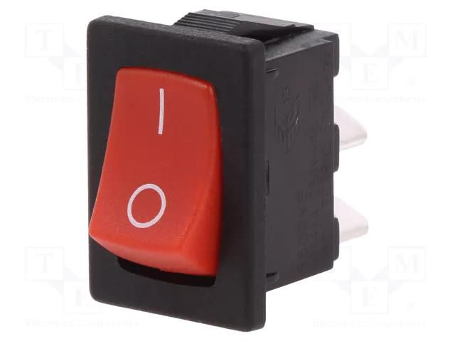 ROCKER; SPST; Pos: 2; ON-OFF; 10A/250VAC; 10A/28VDC; none; 8600 BULGIN BG-H8600VBABP