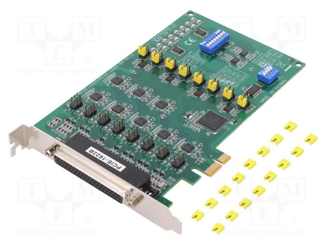 Serial port card; PCI,RS232/RS422/RS485 x8; D-Sub 62pin,female ADVANTECH PCIE-1622B-BE