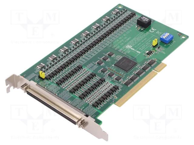 Isolated digital I/O card; SCSI 100pin; 175x100mm; Digit.in: 32 ADVANTECH PCI-1756-BE