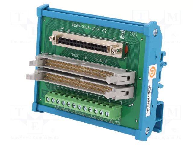 Industrial module: terminal block; for DIN rail mounting ADVANTECH ADAM-3968/50-AE
