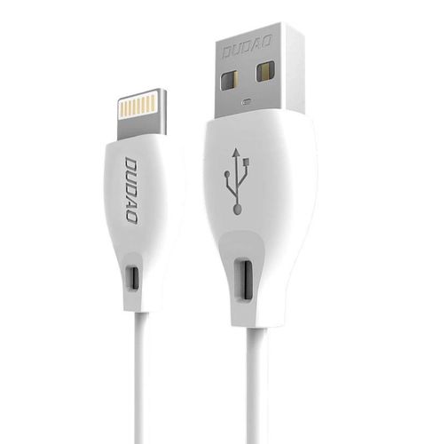 Dudao cable USB / Lightning 2.1A cable 2m white (L4L 2m white), Dudao 6970379611494 6970379611494