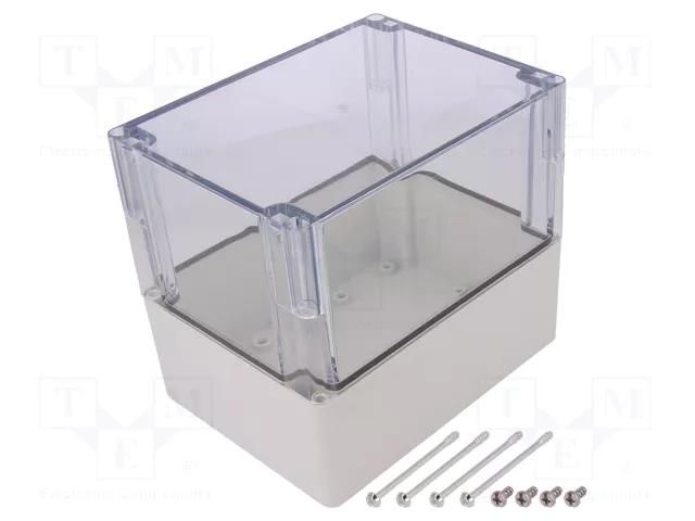 Enclosure: multipurpose; X: 120mm; Y: 160mm; Z: 140mm; EURONORD; grey FIBOX PCT121614