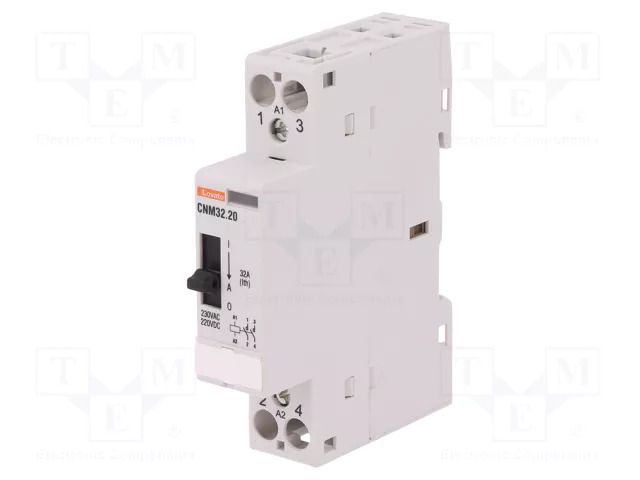 Contactor: 2-pole installation; 32A; 220÷230VAC,220÷230VDC LOVATO ELECTRIC CNM3220220
