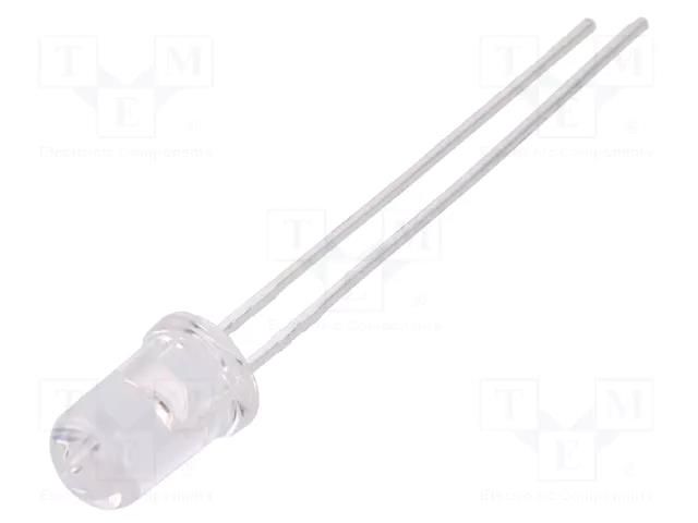 LED; amber; 5mm; 880÷2500mcd; 23°; Front: convex; 2.02÷2.4VDC BROADCOM (AVAGO) HLMP-EL24-PS000