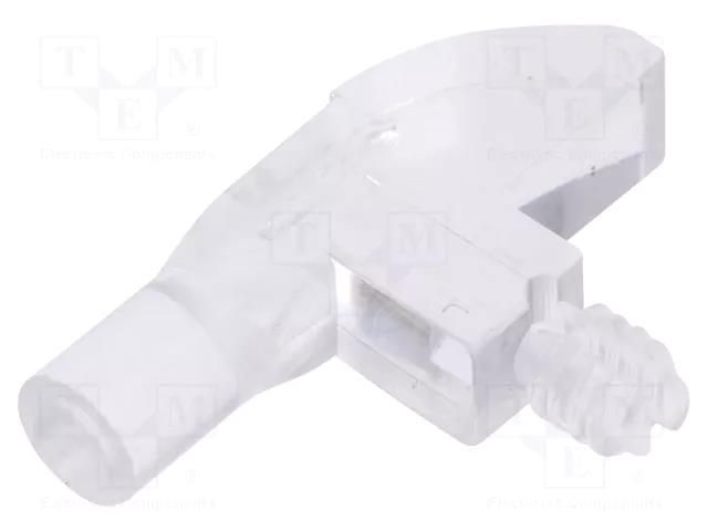 Fiber for LED; Ø3mm; No.of mod: 1; round; Front: flat MENTOR MR-1271.1001