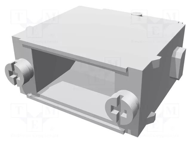Connector: HAN; module; male; 5A; 50V; Han Modular D-Sub; straight HARTING 09140009932