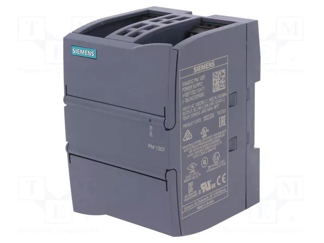 Power supply: switching; S7-1200; for DIN rail mounting; 2.5A SIEMENS 6EP1332-1SH71
