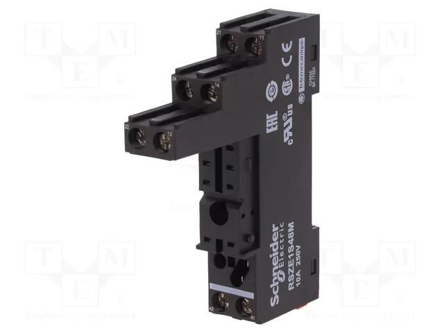 Socket; PIN: 8; 10A; for DIN rail mounting; screw terminals; RSB SCHNEIDER ELECTRIC RSZE1S48M